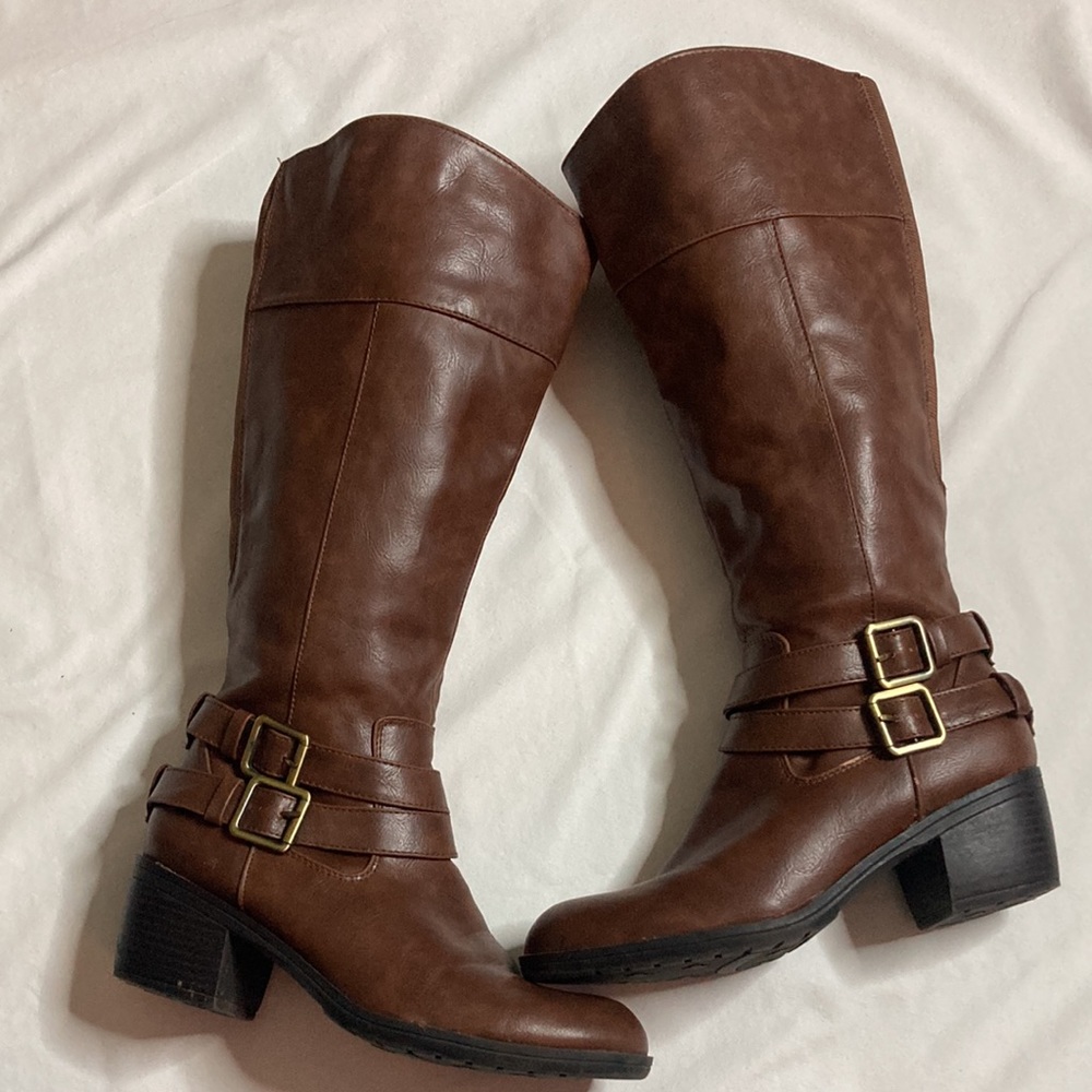 BRAND LIVE STRIDE, BROWN  BOOTS SIZE 7.5 M